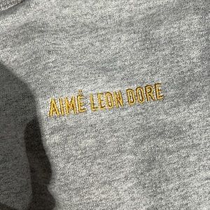 Men’s Aime Leon Dore Grey Hoodie - Size M - circa ‘18 - Rare - Great Condition